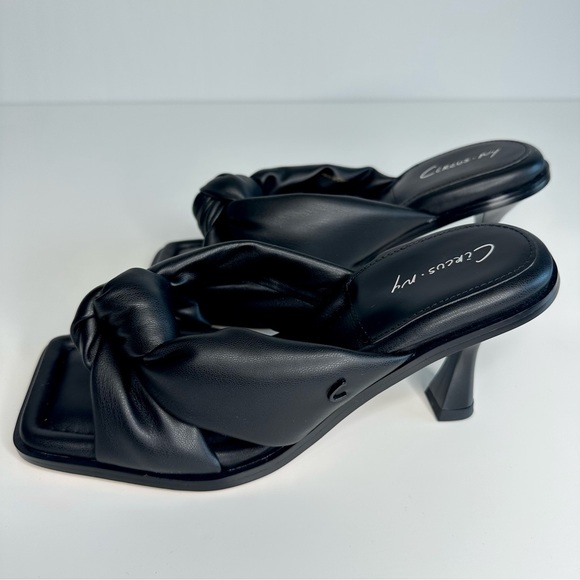 Circus Sam Edelman Black Sim Square Toe Heel Sandal - Picture 6 of 10